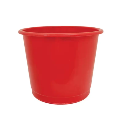 Image of Offis Plastic Red Waste Bin 14 Litre