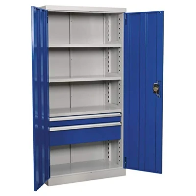 Image of Sealey Industrial Cabinet 2 Drawer 3 Shelf 1800mm