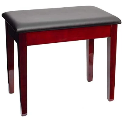Image of Montford MFPB1MA Storage Piano Bench Gloss Mahogany Finish