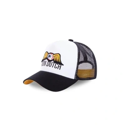 Image of Von Dutch Unisex Adjustable Trucker Cap Original Durable Comfortable, White, One Size