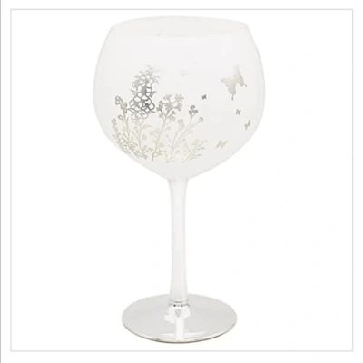 Image of lesser and pavey LP48545 Butterfly Gin Glass For Adults Multicolor Accessory