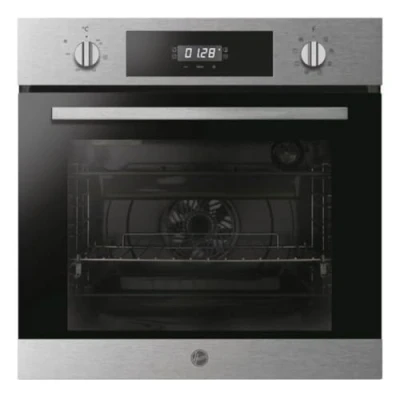 Image of Hoover PHC3B25CXHHW6LK3 60cm Multifunction Oven &amp; Gas Hob Pack, Stainless Steel, and included