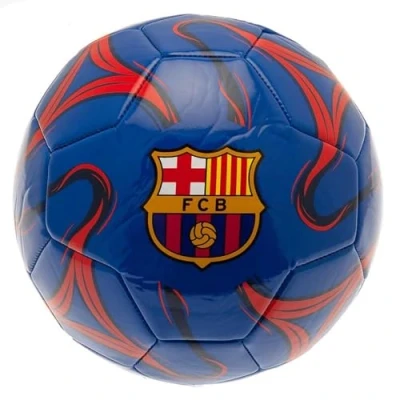Image of Hy Pro Officially Licensed FC Barcelona Cosmos Football Blue, Barca, 26 Panel, Size 5, Training, Match, Merchandise, Collectible For Kids and Adults