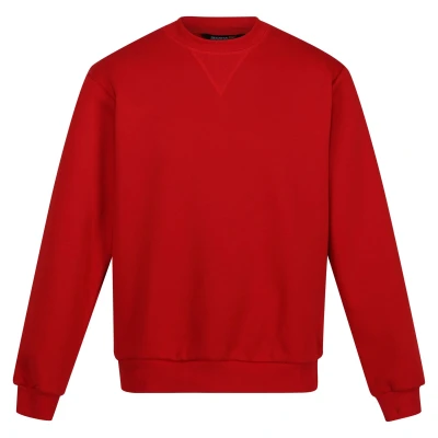 Image of Regatta Mens Pro Crew Neck Sweatshirt (Classic Red) Size X Large