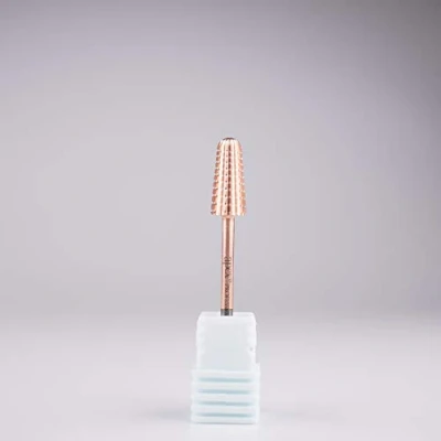 Image of New* Apex® Professional Tungsten Carbide Electric Nail Drill Bit 3/32 inch, 2.35mm Shank for Gels, Acrylics, Art, Manicure, Pedicure, Salon Nails (Volcano 2 Way) (Extra Coarse)