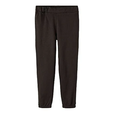 Image of NAME IT Girl&#039;s Nkfsweat Pant Bru Noos Trouser, Black, 2 3 Years