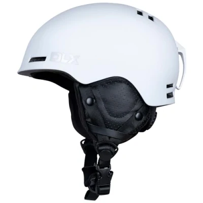 Image of DLX Adult Ski Helment with Goggle Retainer &amp; Quick Release Buckle Russo