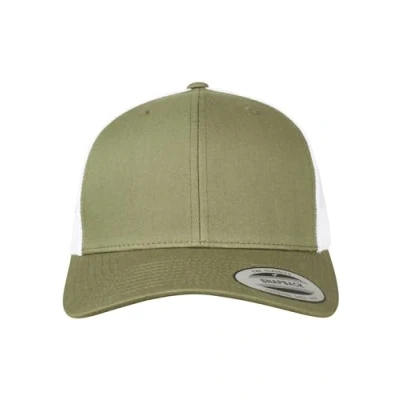 Image of Flexfit Retro Trucker 2TONE Cap, Size: One Size, Buck/white