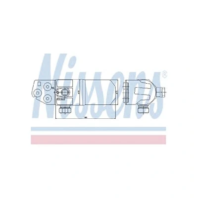 Image of FD83571 Receiver Drier NISSENS 95472 R134a Aluminium AUDI: A2