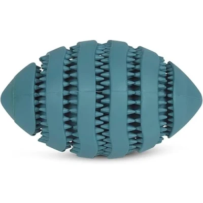 Image of Petface (Little Petface) Rubber Rugby Treat Ball Dog Toy (Pack of 1)