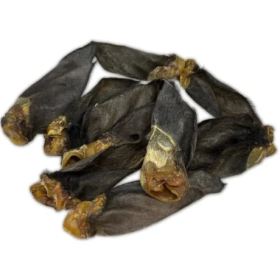 Image of HAIRY Buffalo Ears Natural Dog Chew Treat Grade A Quality Large Ear Pawstrading (25)