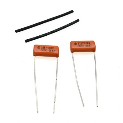Image of 2pcs Sprague Guitar Bass 715P Orange Drop Capacitor Caps .068uF 200v Tone Cap Capacitors