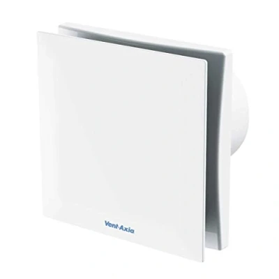 Image of Vent Axia Silent 7.5W Extractor Fan With Humidistat &amp; Timer White 240V 479087