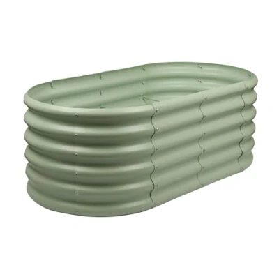 Image of Rounded Raised Garden Bed 120cm x 60cm 45cm Easy Assemble
