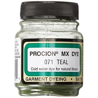 Image of Jacquard Products Teal Procion Dye, Acrylic, Multicolour, 4.74x5.08x5.33 cm