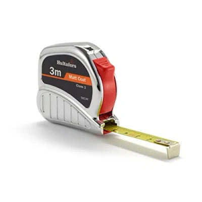 Image of Hultafors 368003 &quot;TMC 3M&quot; Short Steel Tape Silver/Grey