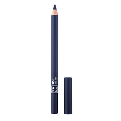 Image of 3INA MAKEUP The Eye Pencil 859 Navy blue Longwearing Formula Highly Pigmented Creamy Texture with Built in Blender Easy to Blend Matte Finish Vegan Cruelty Free