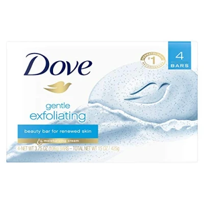 Image of Dove Beauty Bar, Gentle Exfoliating 4 oz, Bar by