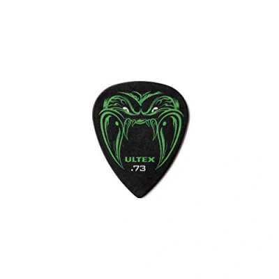 Image of Jim Dunlop Ph112P.73 Fang Guitar Pick Player Pack Black (Pack of 6)