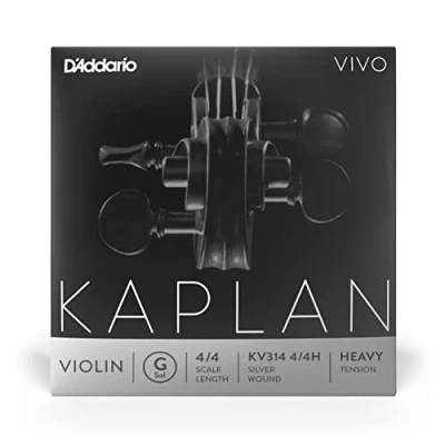 Image of D&#039;Addario Kaplan Vivo Violin String Single G KV314 4/4H Strings 4/4 Scale, Heavy Tension