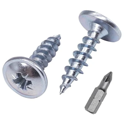 Image of (Pack of 100 pcs) Zinc Plated Steel 5.0 x 20 mm Wood Screws, Metal Modified Truss Head, Self Tapping (100, mm)