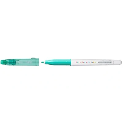 Image of Pilot Frixion Colors Erasable Fibre Tip Colouring Pen Green, Pack of 12
