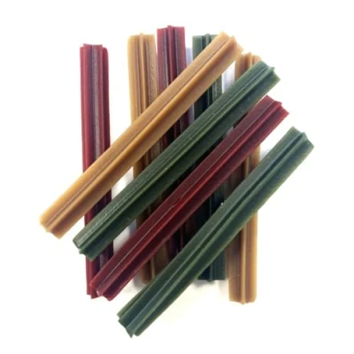 Image of Small Star Sticks x 100 Vegetarian Dog Treats Chews 100% Meat Free Natural LOS