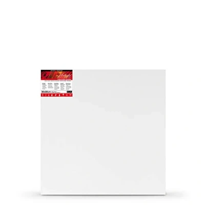 Image of Daler Rowney Artists&#039; Stretched Canvas, Medium Grain, 350 gsm, 20mm Deep, 31 x 31in 80 cm, White