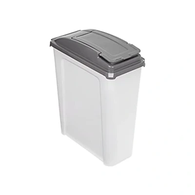 Image of Fixtures Storage Cool Grey Container &amp; Lid 25 Litre