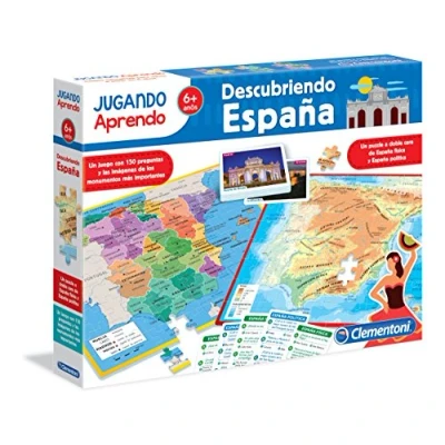 Image of Clementoni Discovering Spain educational game from 6 years, toy in Spanish (55119)