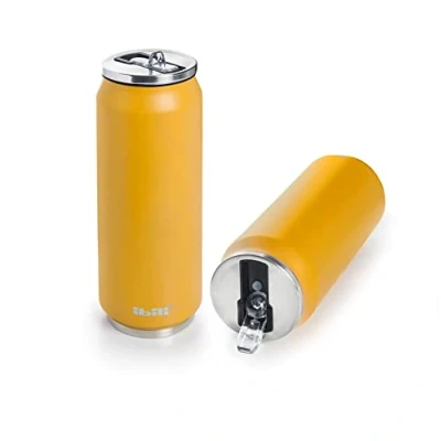 Image of IBILI Thermo Tin, Mango, 330 ml, 18/10 Stainless Steel, Double Wall, Reusable