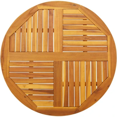 Image of vidaXL Table Top Diameter 90 x 2.2 cm Round Solid Acacia Wood