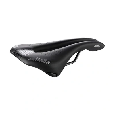 Image of Selle Italia Novus Superflow Endurance TM Road Bike Saddle Comfortable Men and Women MTB Bicycle Seat 282 x 138mm, Men, 306g, Black
