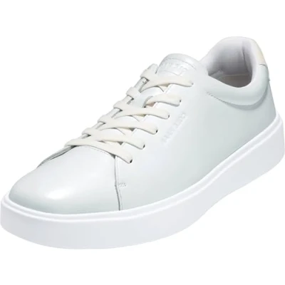 Image of Cole Haan Grand Crosscourt Traveler Trainers, Men&#039;s, Size: 10, Optic white/egret Leather