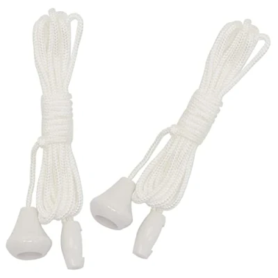Image of 2pcs Replacement Cord Pull for Ceiling Switch,Nylon Light Switch Bathroom Cord,Cord Spare Switches 1.5m