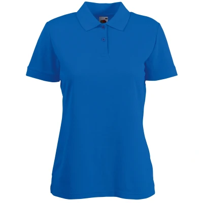 Image of Fruit Of The Loom 63212 women&#039;s Polo shirt in Blue