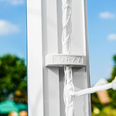 Image of FORZA Aluminium Net Clips OFFICIAL The Ultimate Nylon Clip Keep Goal Nets Secure All Time (20 Pack, White)