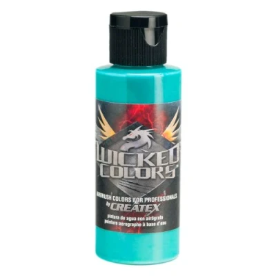 Image of Airbrush Paint W019 Wicked Fluorescent Aqua (60ml 2oz)