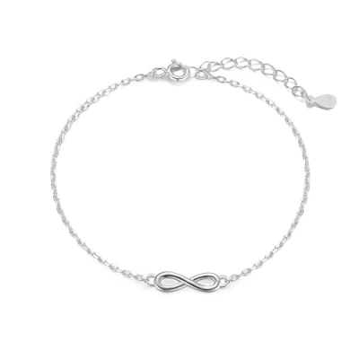 Image of Philip Jones Sterling Silver Infinity Bracelet