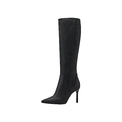 Image of Tamaris Women&#039;s 1 25514 41 Ankle Boot, Black Glam, 4 UK