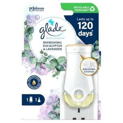 Image of Glade Plug in Air Freshener Holder Eclypts Lavender Pack of 4 (4 x 20ml)