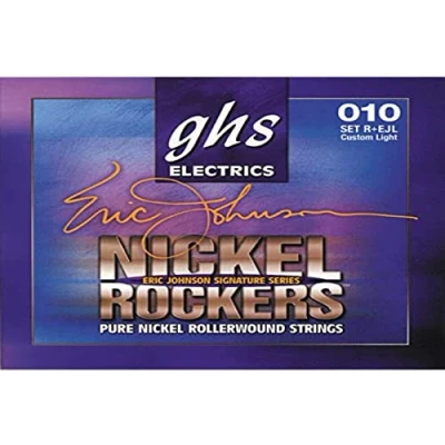 Image of GHS NICKEL ROCKERS &gt;ERIC JOHNSON SIGNATURE&quot; Rollerwound String Set For Electric Guitar R+EJL Light 010/050