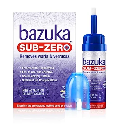 Image of Bazuka Sub Zero. Freezing Device for Removal of Warts and Verrucas, 50ml (Packaging may vary)