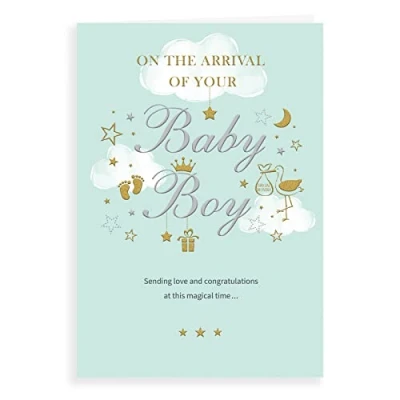 Image of Regal Publishing Classic Baby Card Boy 9 x 6 inches