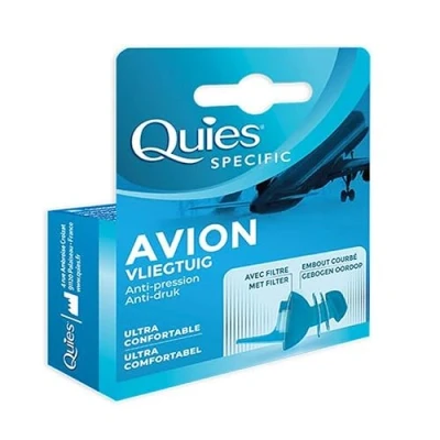 Image of QUIES AIR Travel EARPLUG with Filter 1 Pair