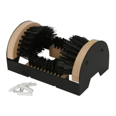 Image of Wooden Boot Scraper Brush 23cm By Ashley