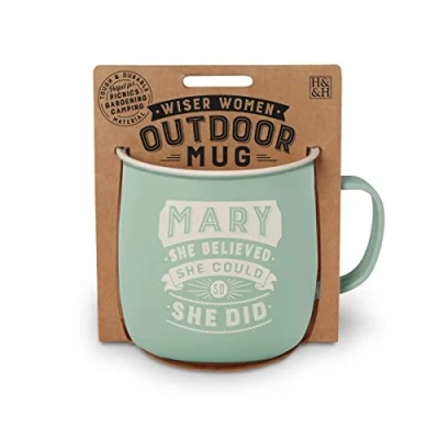 Image of History &amp; Heraldry Personalised Outdoor Mug (Mary)