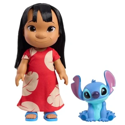 Image of Disney Lilo &amp; Stitch 14 inch Poseable Doll with 5 Figure,
