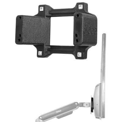 Image of 3IDEE VESA Adaptor Compatible with HP 32s monitor Mount Adapter 75x75 mm, for Monitors Without Connection, mounting on a and wall bracket