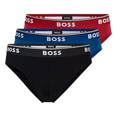 Image of BOSS Men&#039;s Brief 3P CO/EL, New Open Miscellaneous962, XS (Pack of 3)